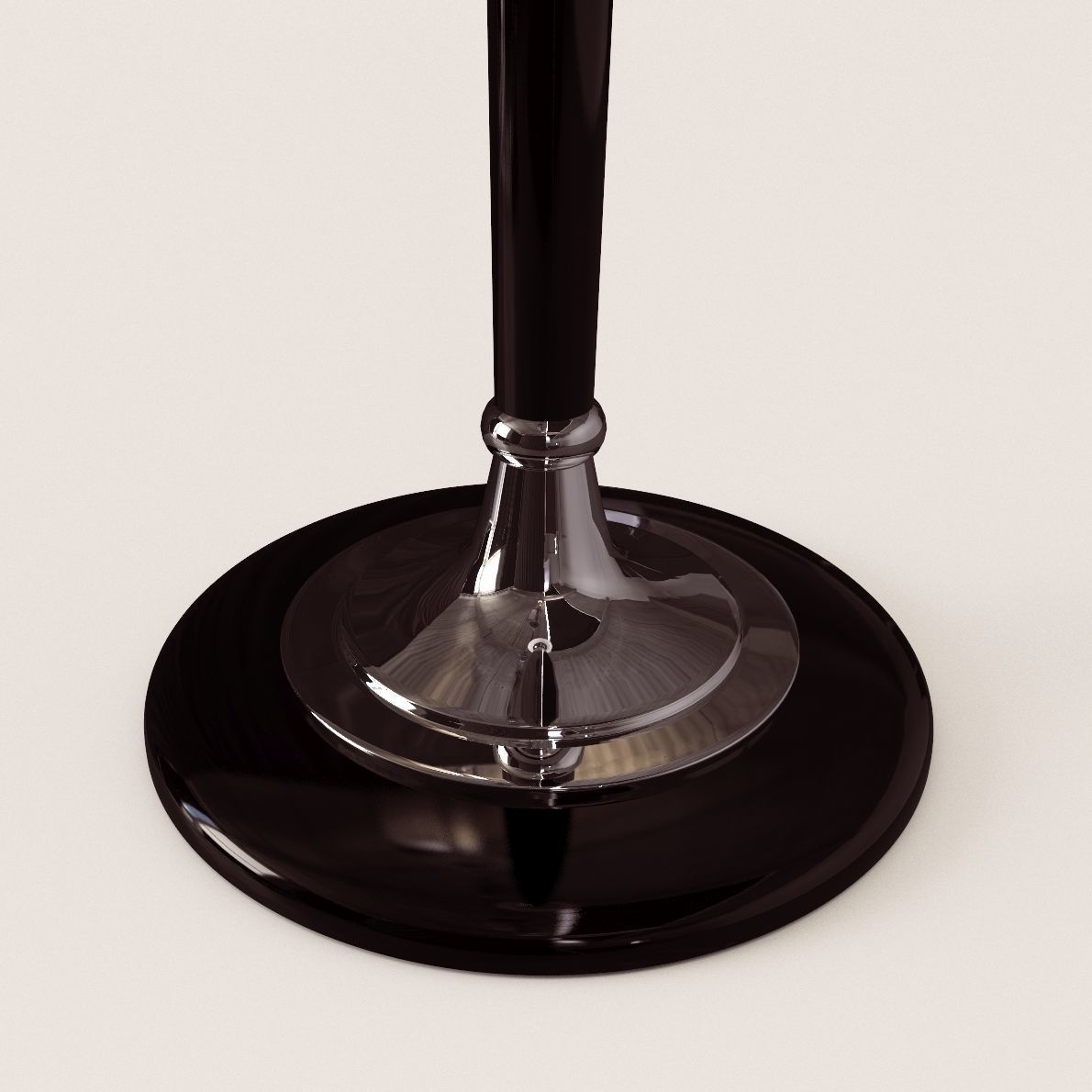 Stand lamp Mazda - Art Deco style 3D model_3