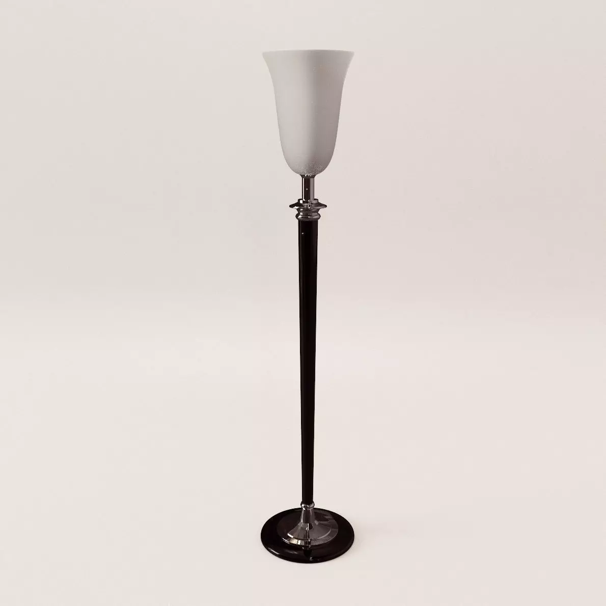 Stand lamp Mazda - Art Deco style 3D model_0