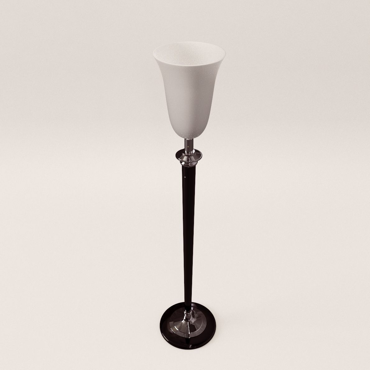 Stand lamp Mazda - Art Deco style 3D model_1