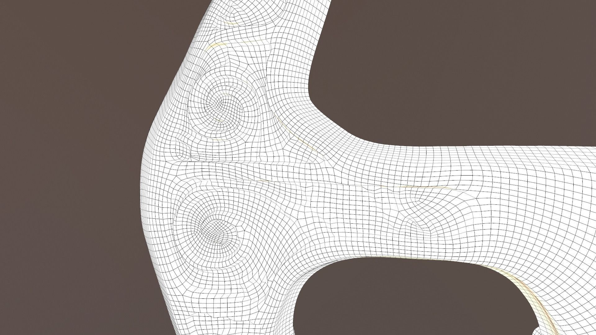 Battle Axe Poly and Tris Textured Low-poly 3D model_11