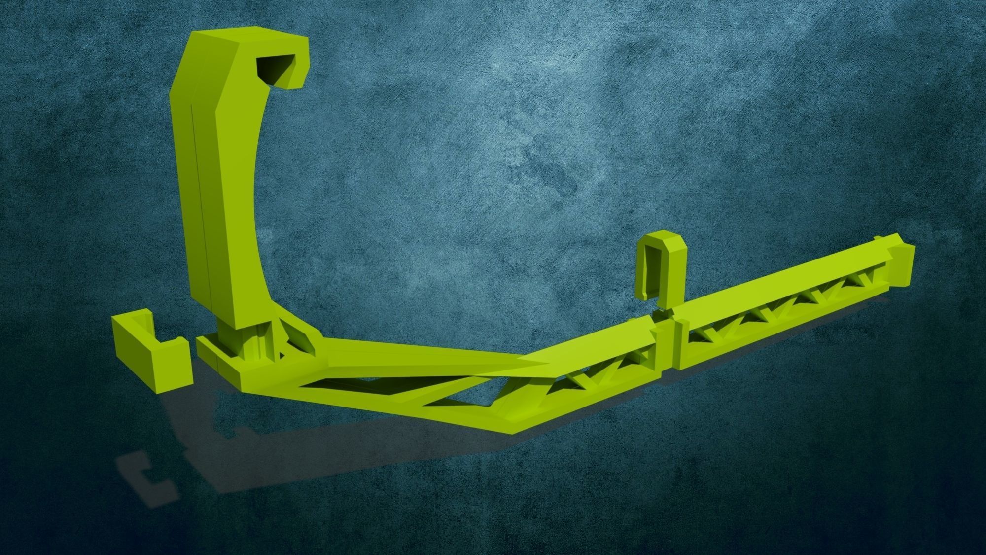 Rotor protection for DJI S800 pluggable 3D print model_6