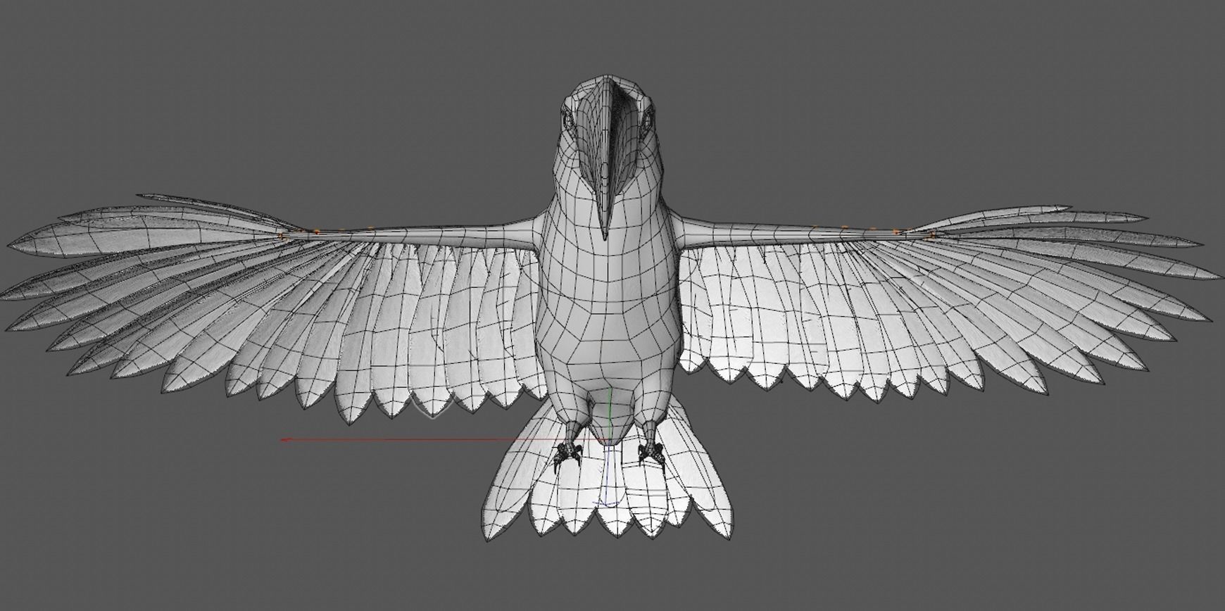 Ramphastos toco 3D model_7
