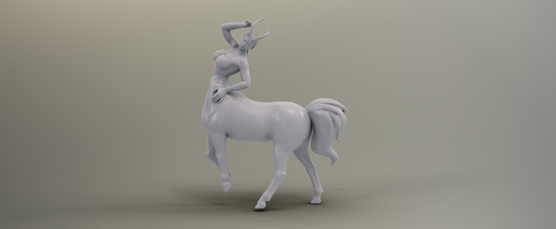 Centaur Woman 3D print model_1