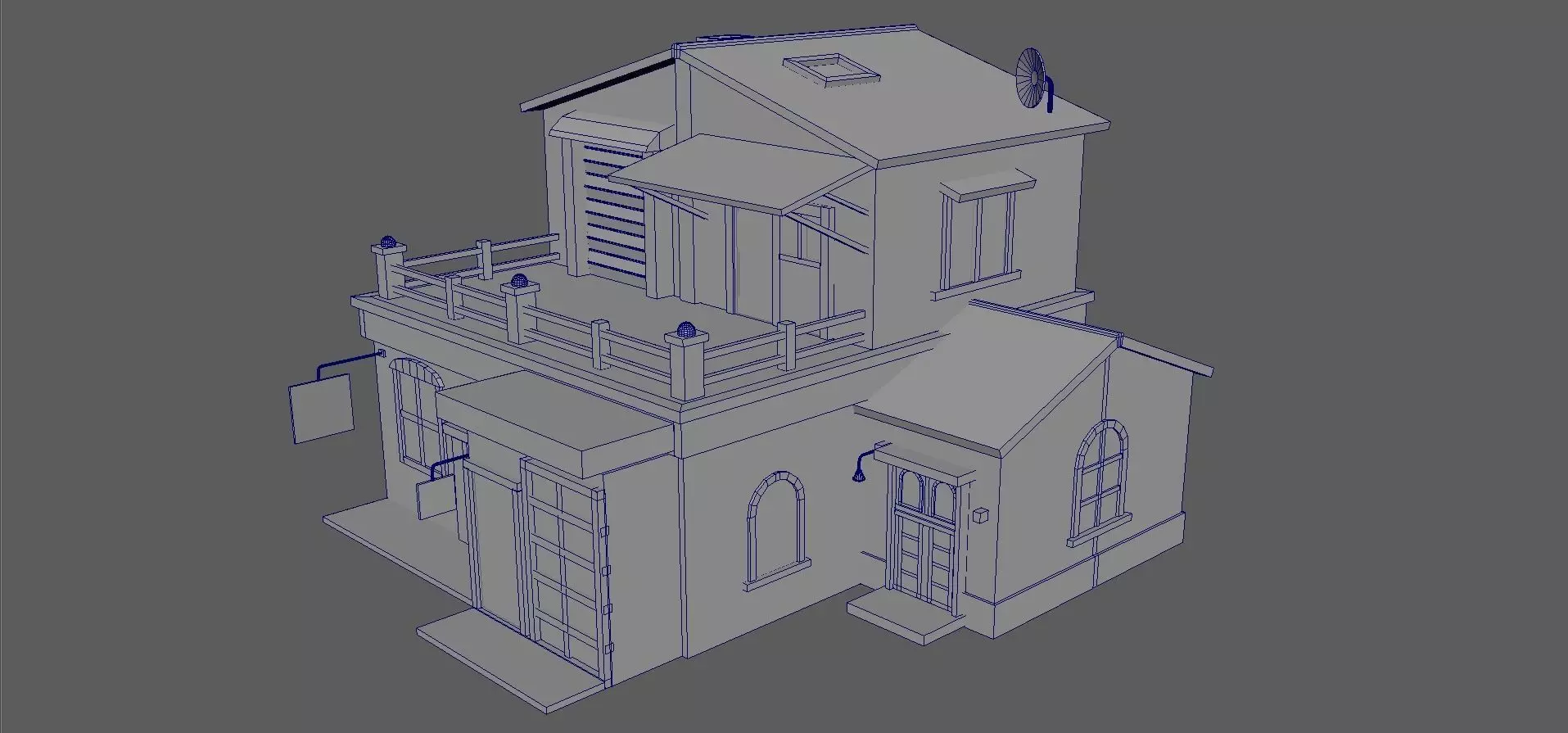 3D model Bakery Shop House VR / AR / low-poly | CGTrader
