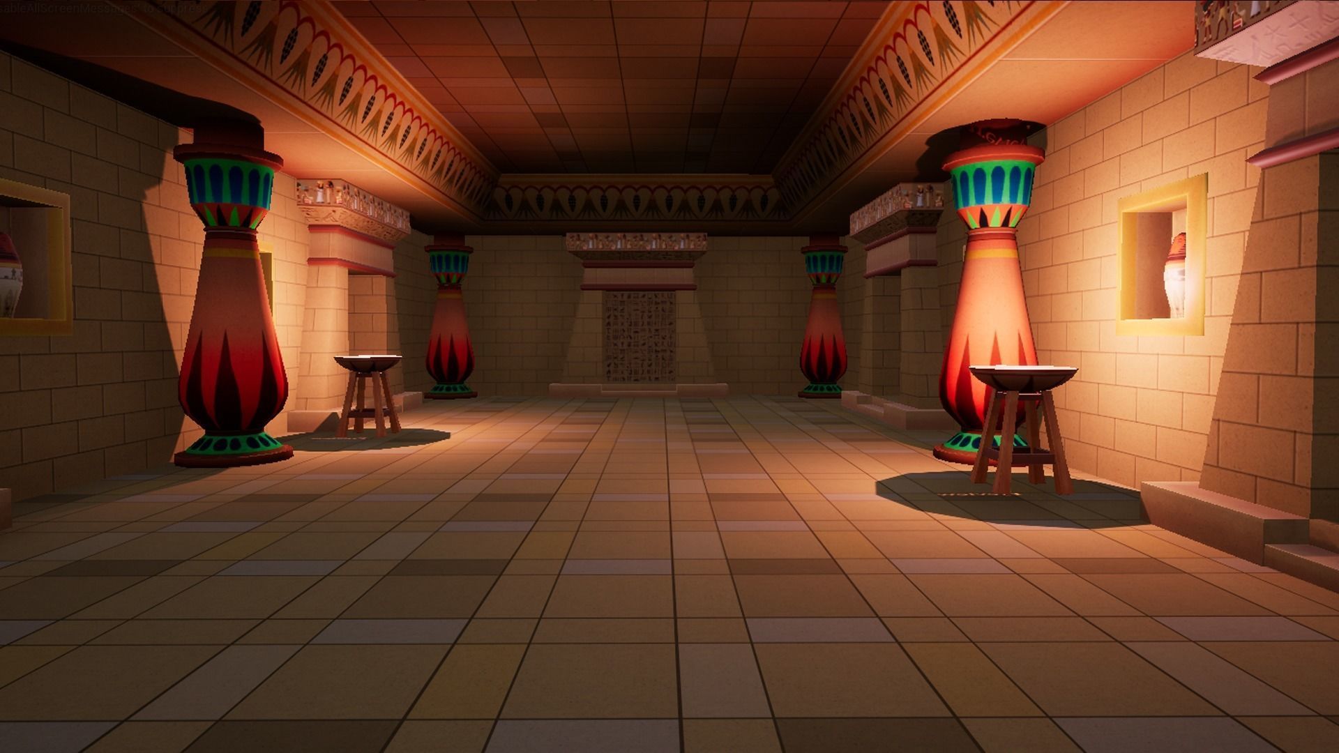 Egypt cartoon Low-poly 3D model_5