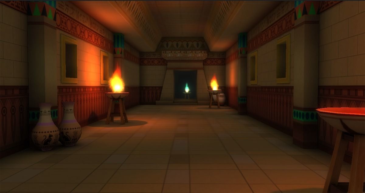 Egypt cartoon Low-poly 3D model_11