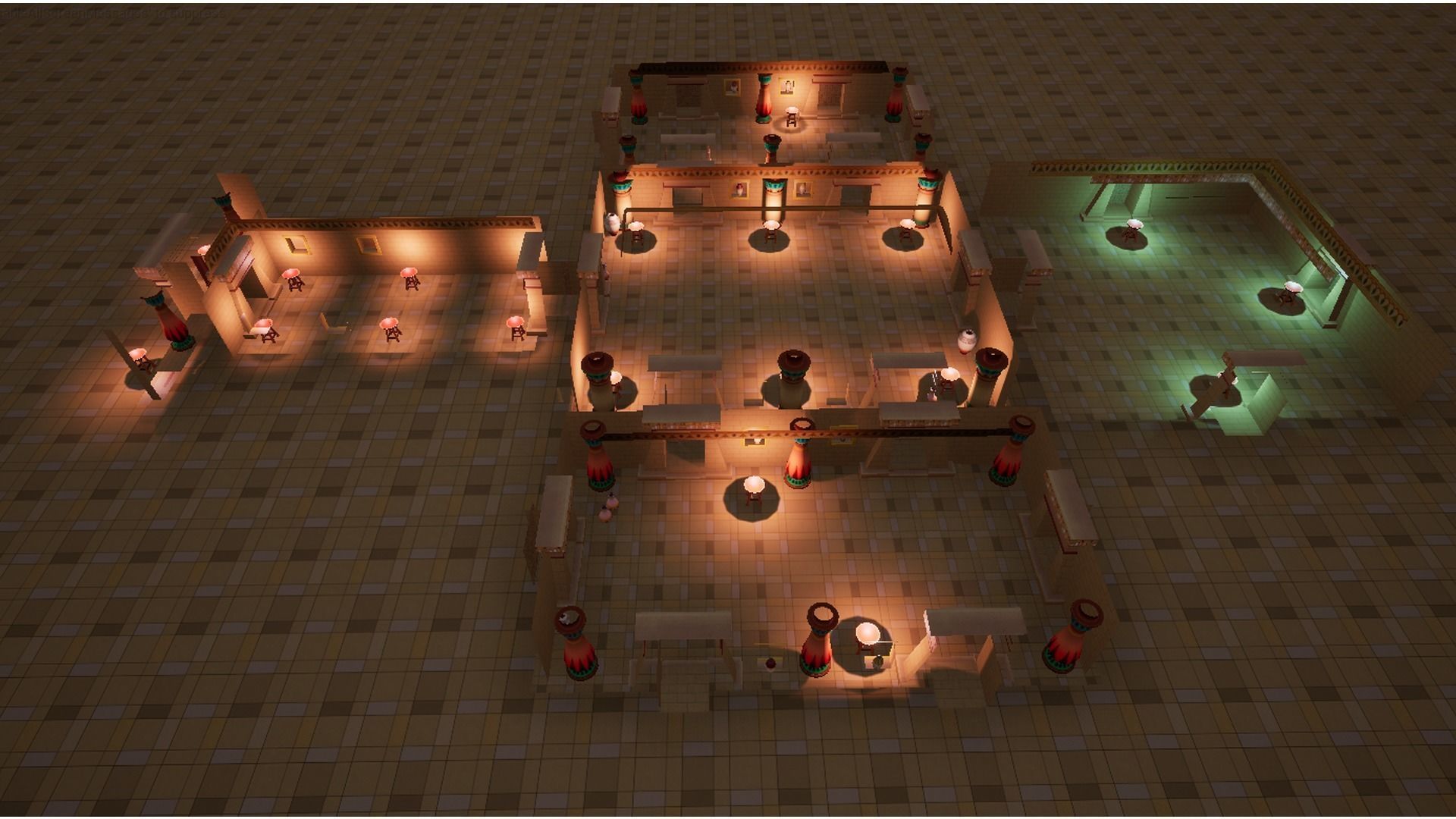 Egypt cartoon Low-poly 3D model_2