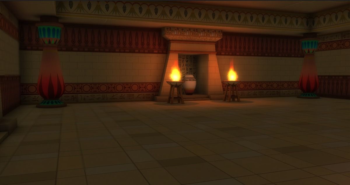 Egypt cartoon Low-poly 3D model_12