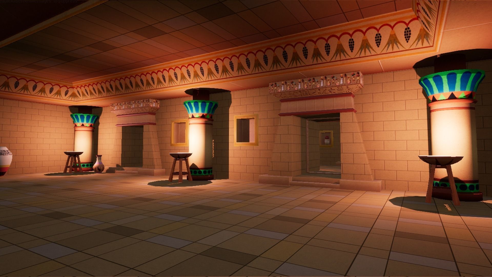Egypt cartoon Low-poly 3D model_7