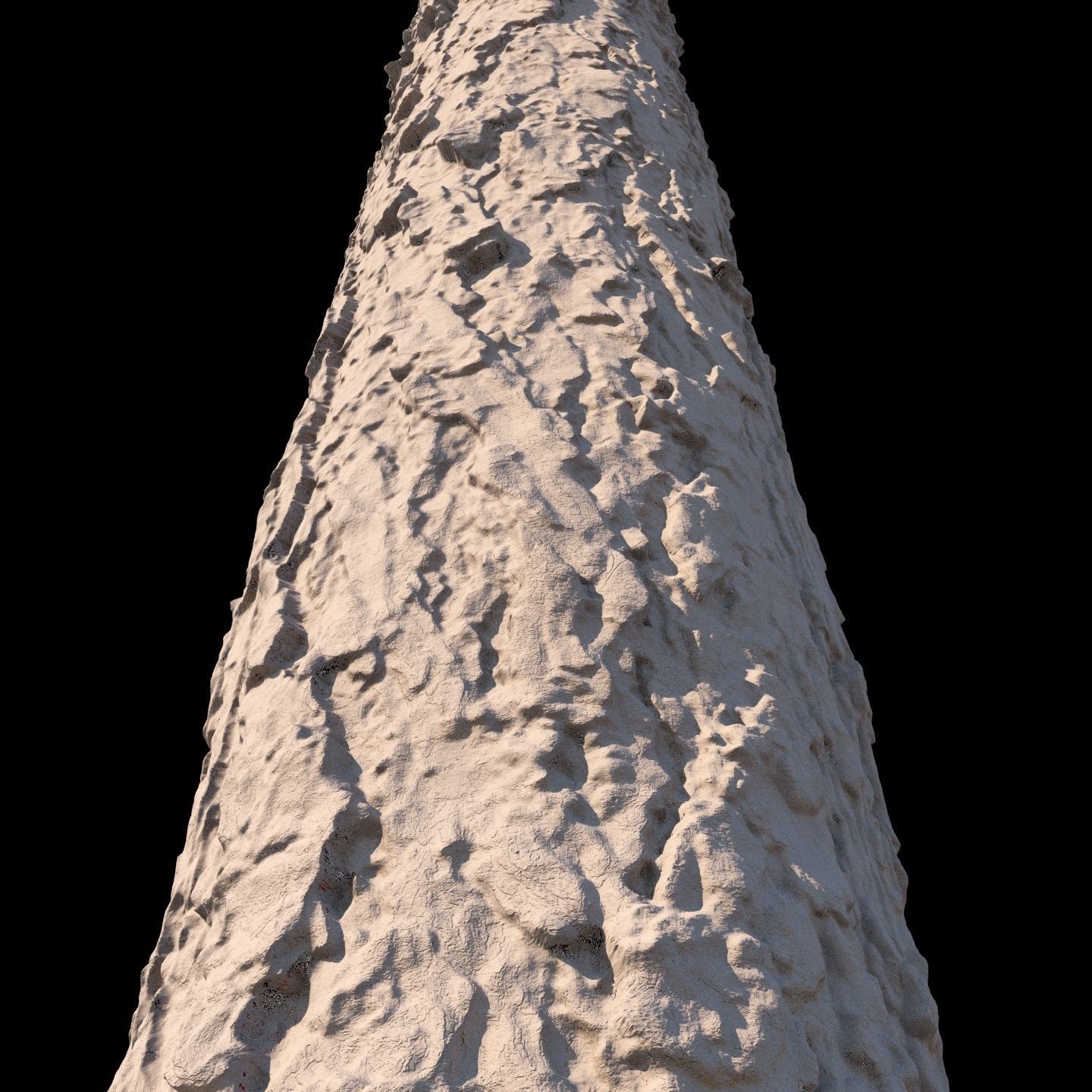 bark Pine wood 8k seamless material Low-poly 3D model_3