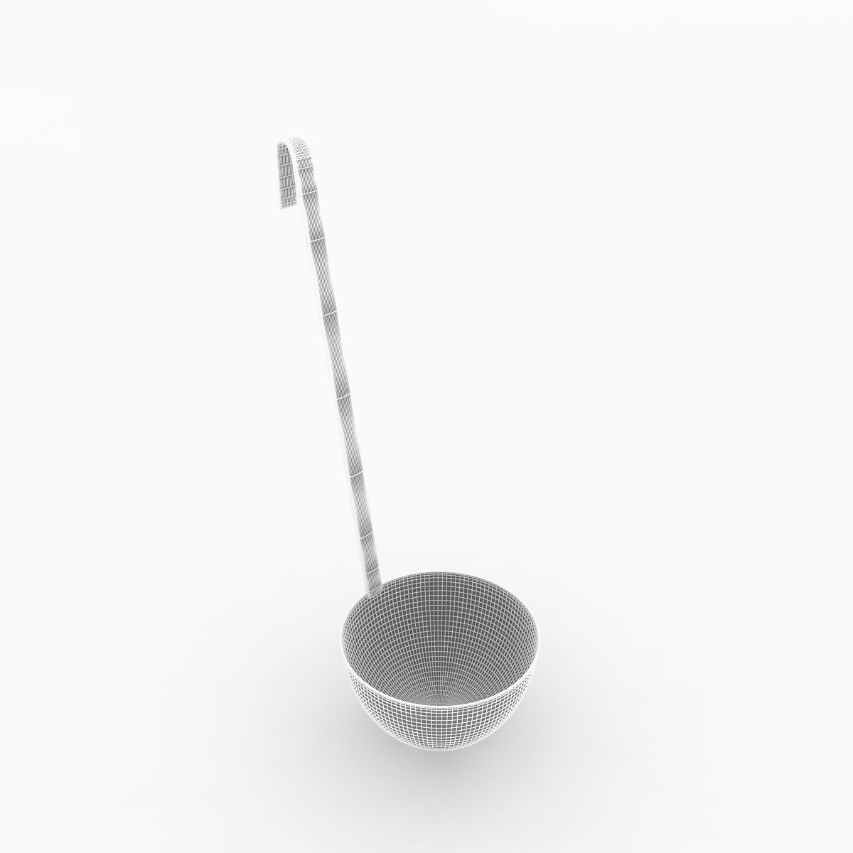 Catering Laddle 3D model_5