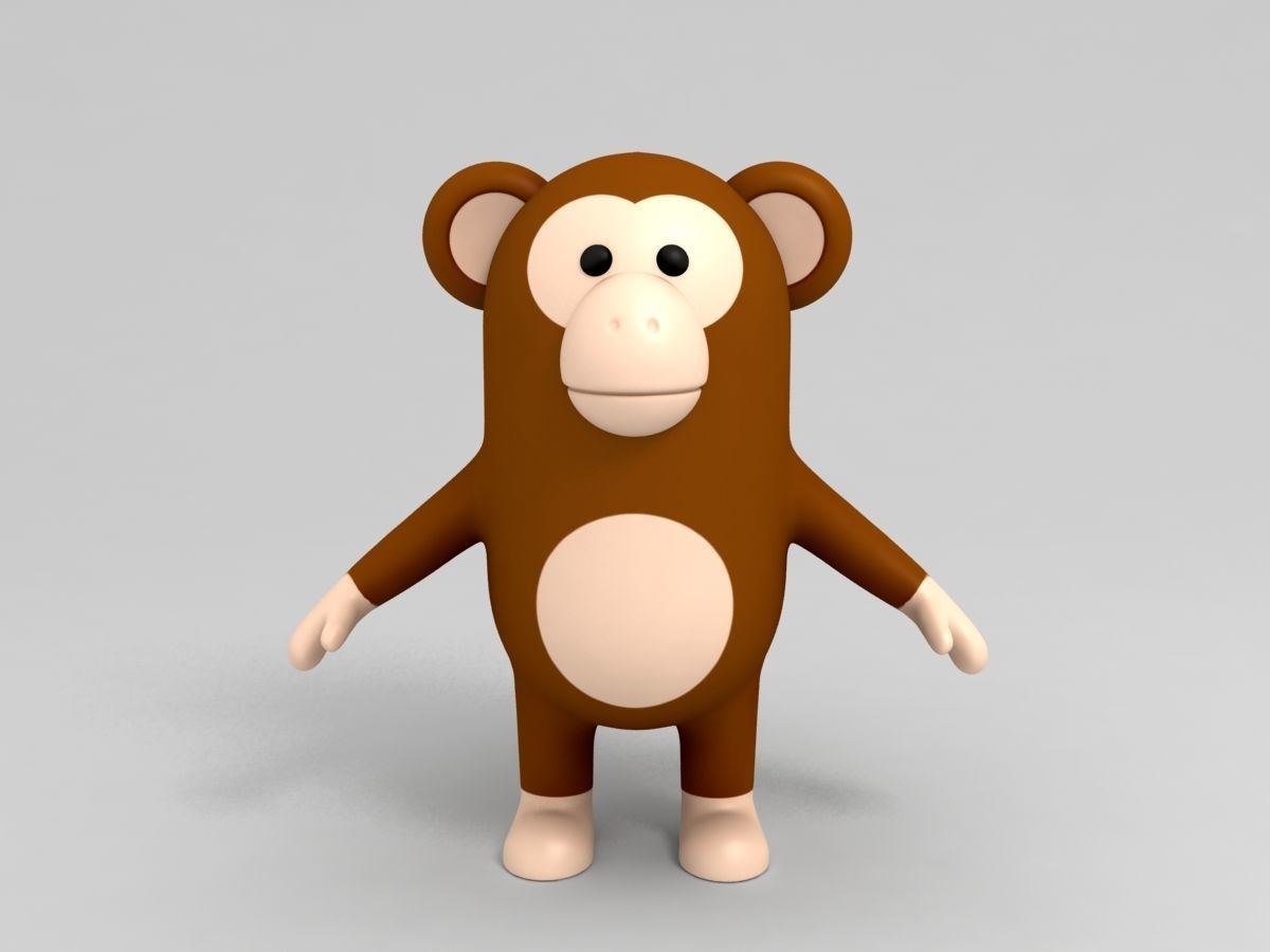 Rigged Animal Character Pack 3D model_4