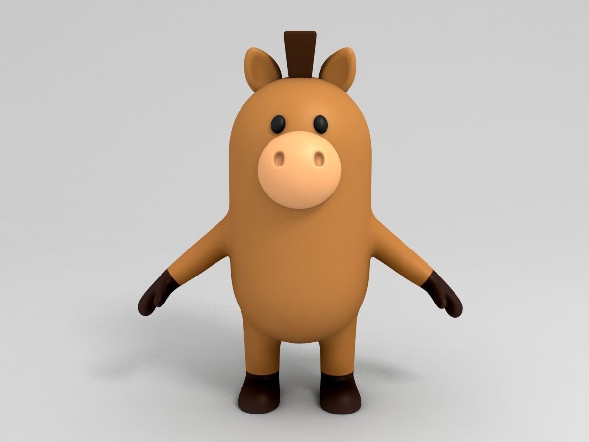 Rigged Animal Character Pack 3D model_8