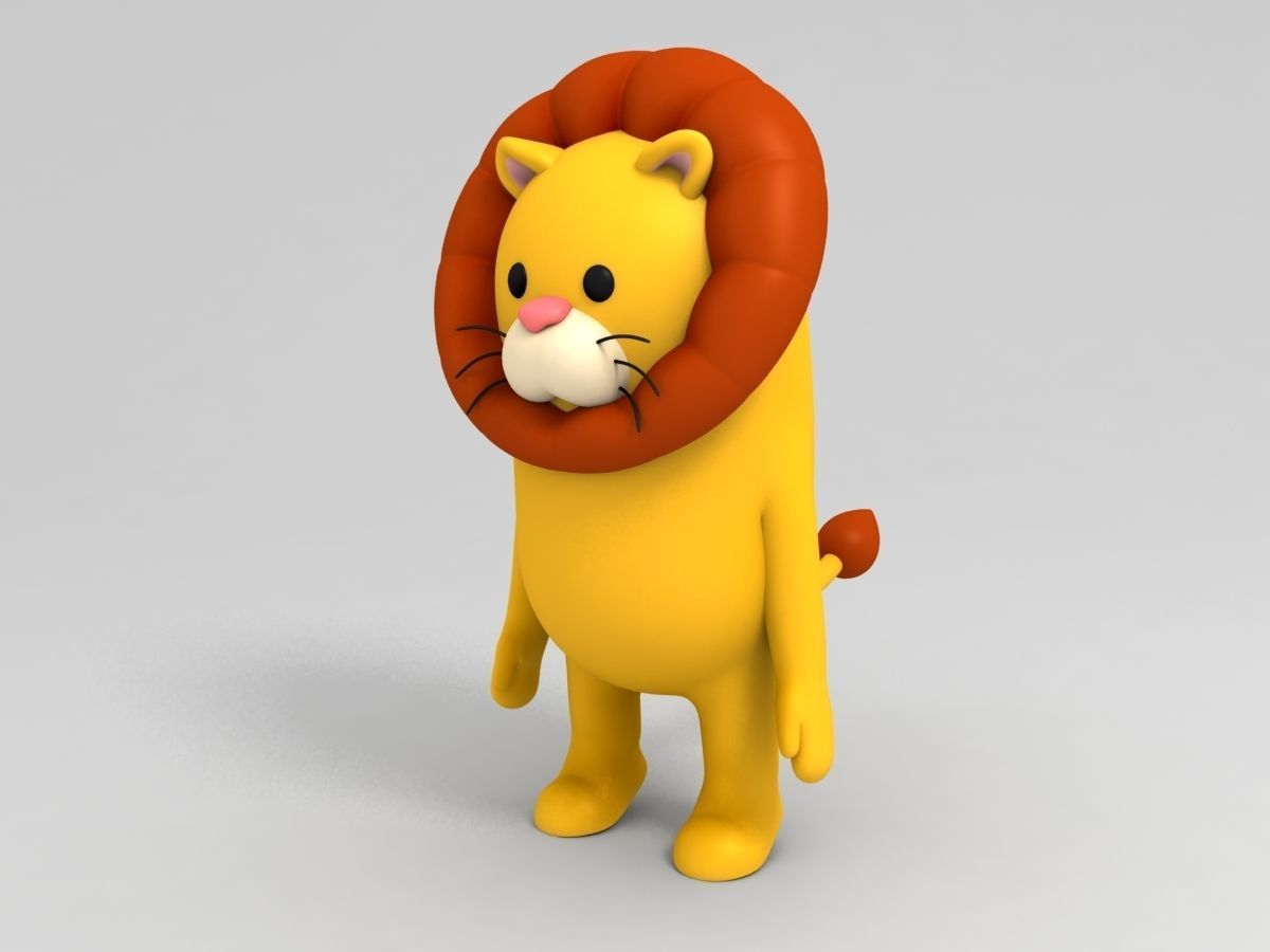 Rigged Animal Character Pack 3D model_26