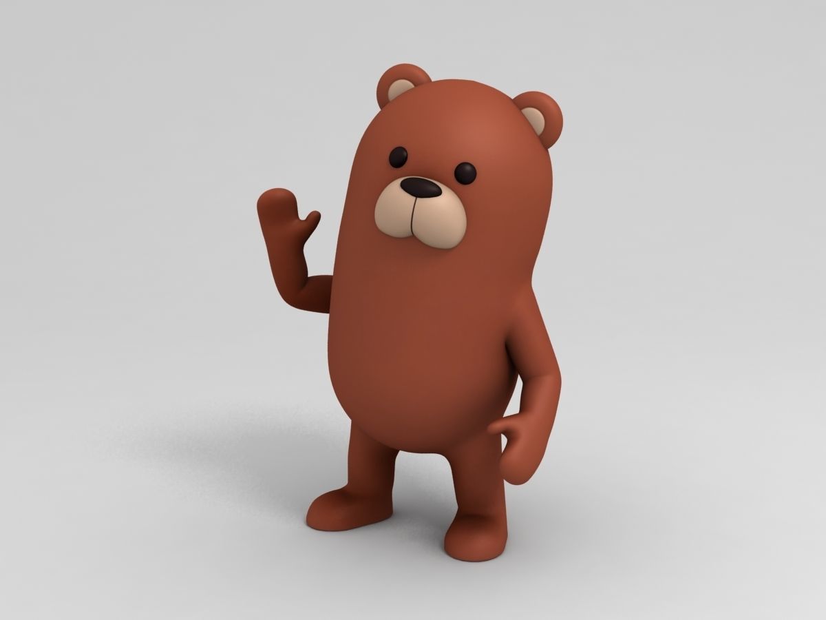 Rigged Animal Character Pack 3D model_20