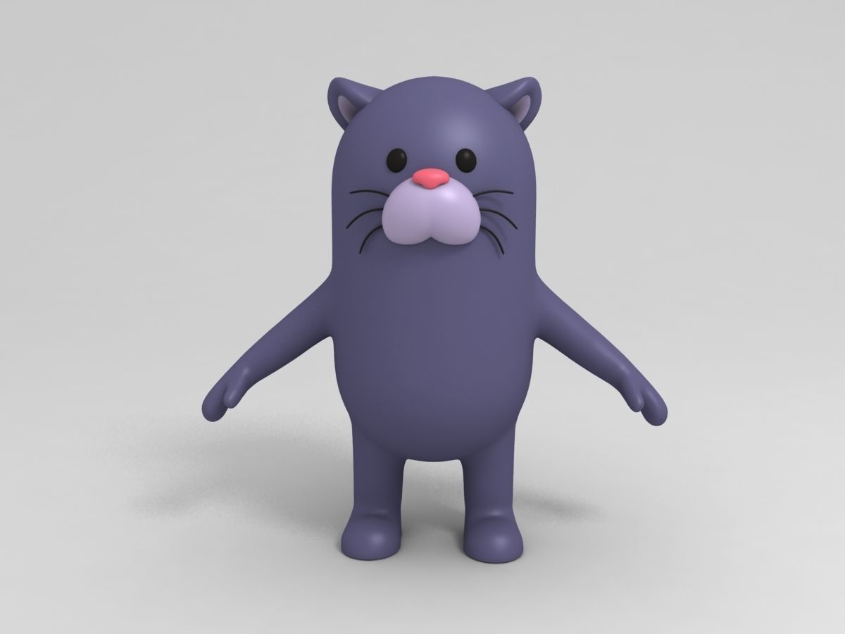 Rigged Animal Character Pack 3D model_11
