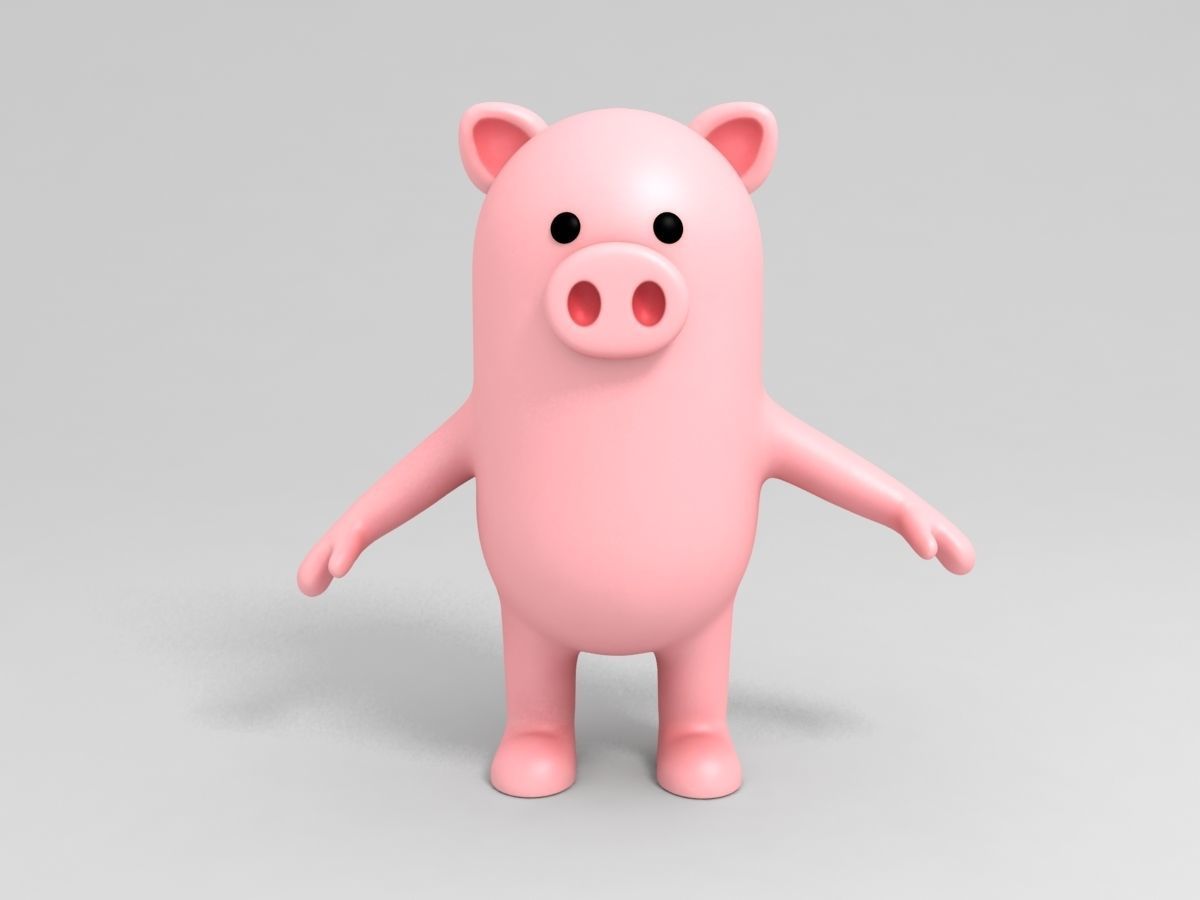 Rigged Animal Character Pack 3D model_6