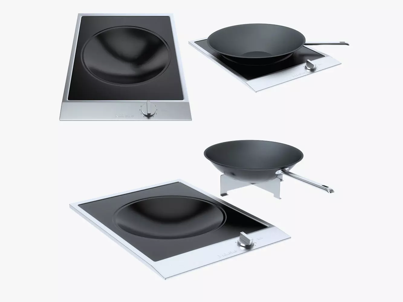 Miele Hobs and CombiSets CS 1223-1 ProLine element 3D model