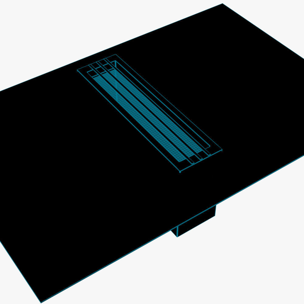 Miele KMDA 7774 FL Induction hob with integrated extractor 3D model_3