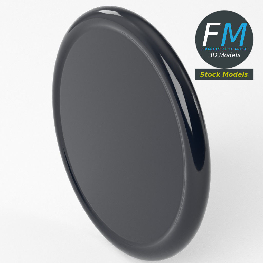 Office wall clock 1 3D model_5