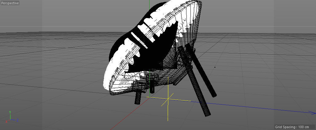 Sofa Bookshelf Model 3D model_7