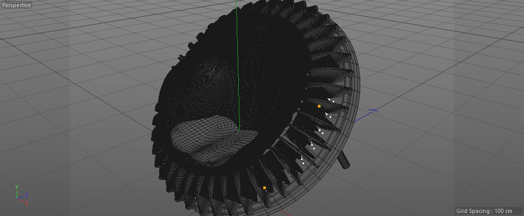 Sofa Bookshelf Model 3D model_9