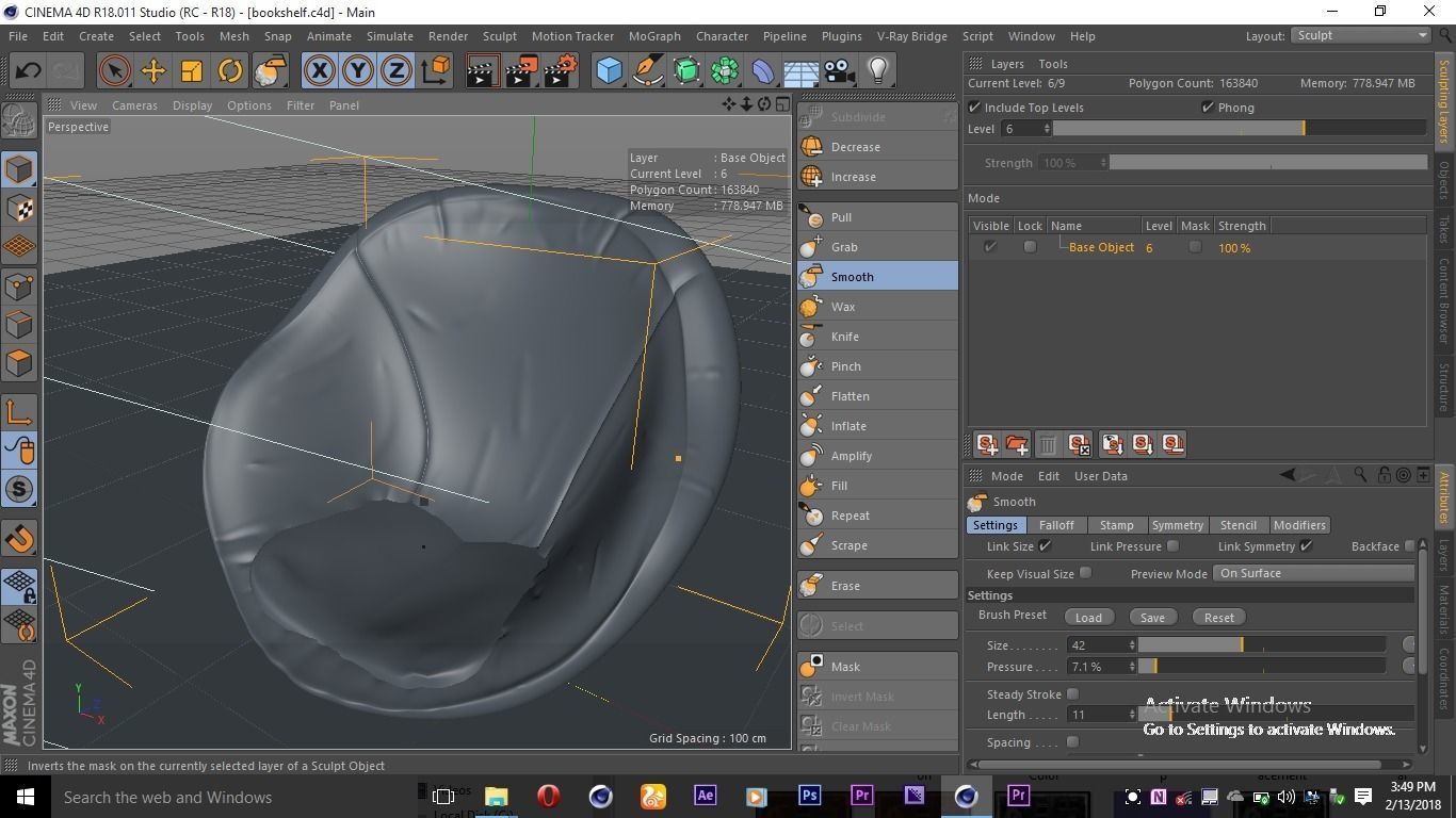 Sofa Bookshelf Model 3D model_6
