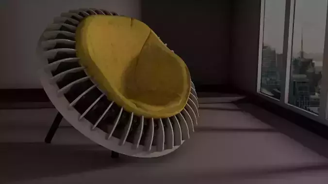 Sofa Bookshelf Model 3D model