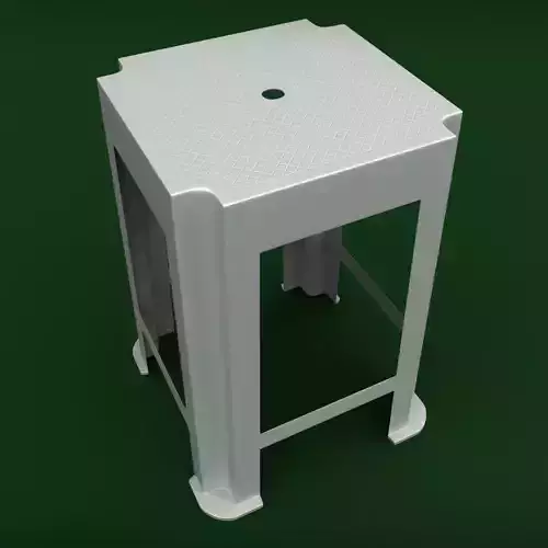 Garden plastic stool