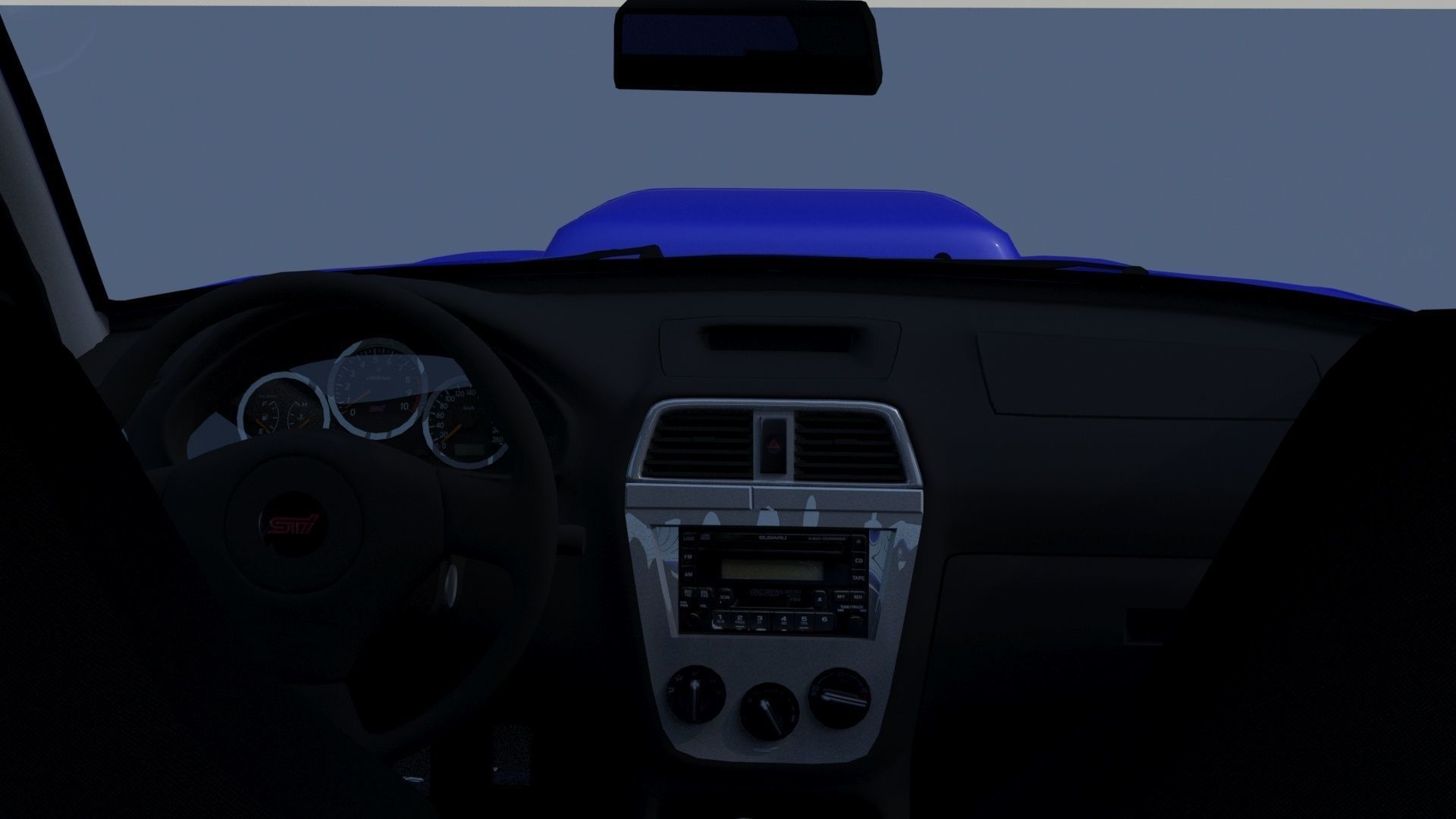 Subaru Impreza STI 2003 3D model_8