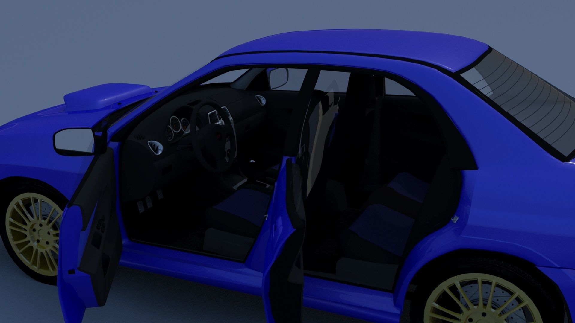 Subaru Impreza STI 2003 3D model_7