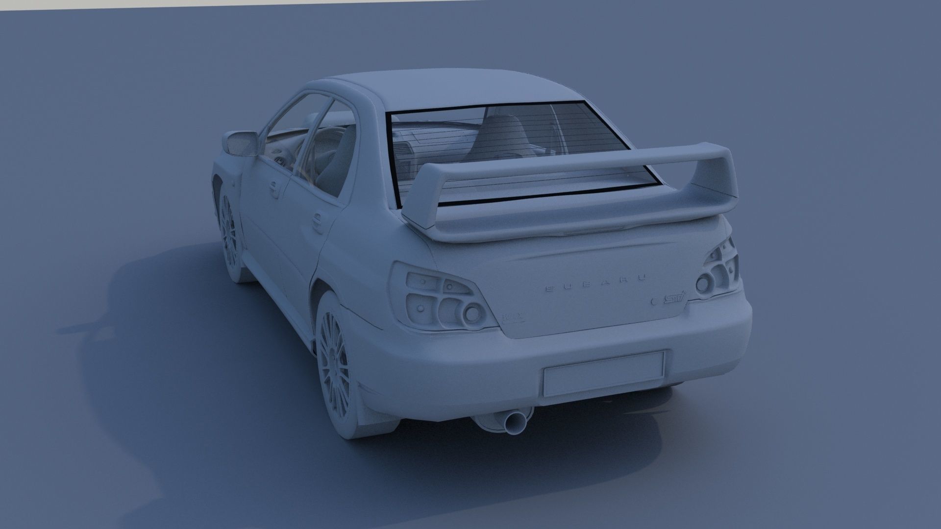 Subaru Impreza STI 2003 3D model_19