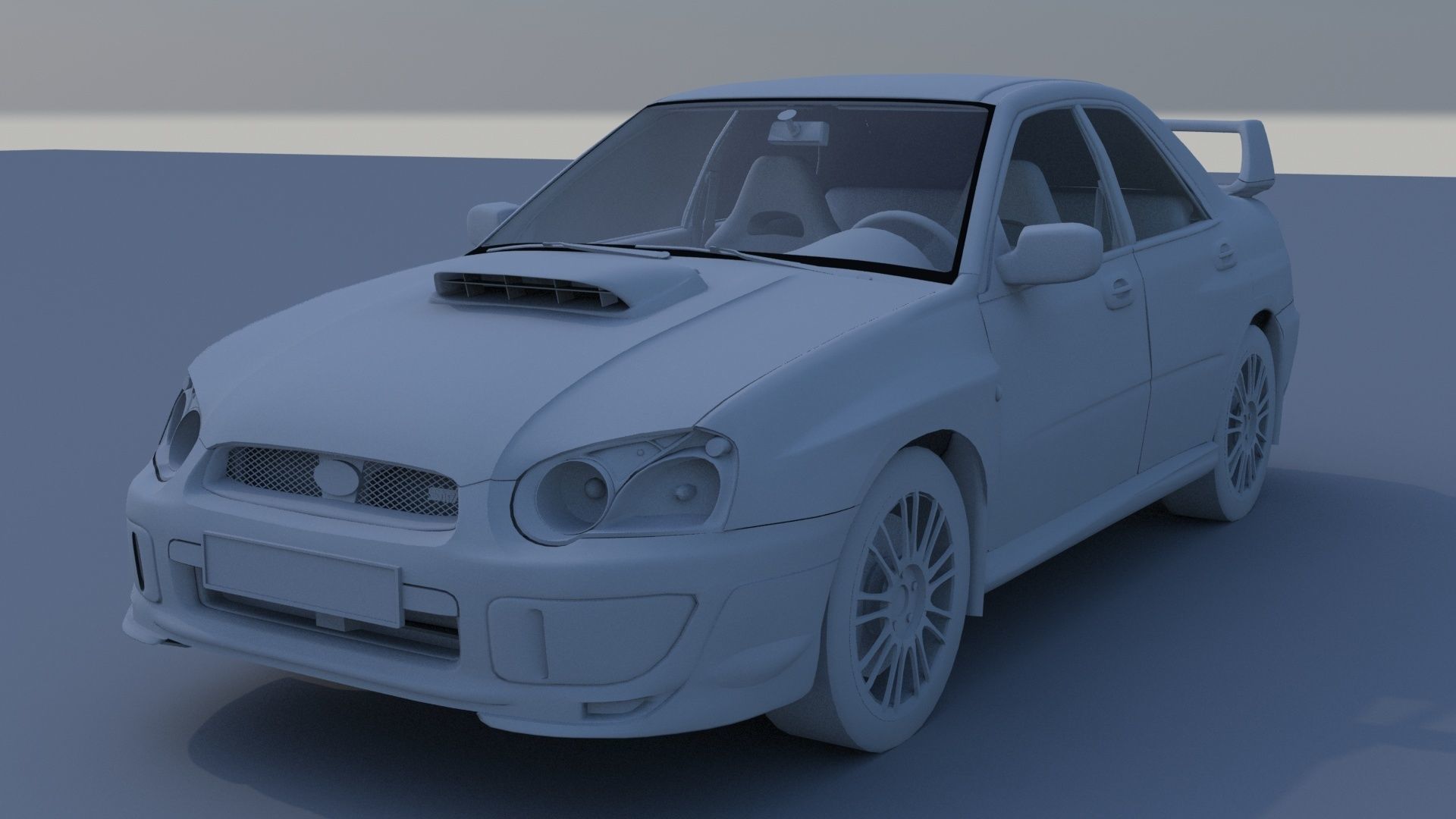 Subaru Impreza STI 2003 3D model_15