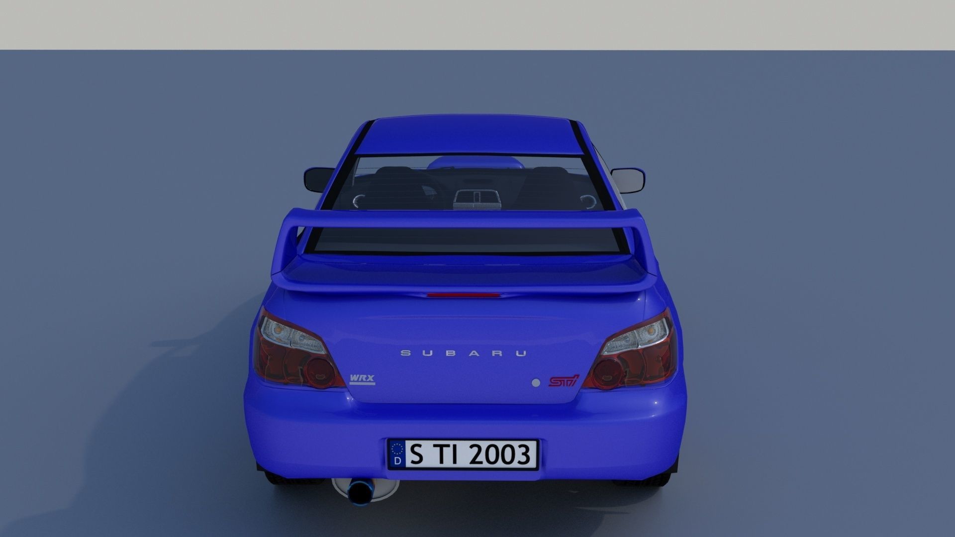Subaru Impreza STI 2003 3D model_5