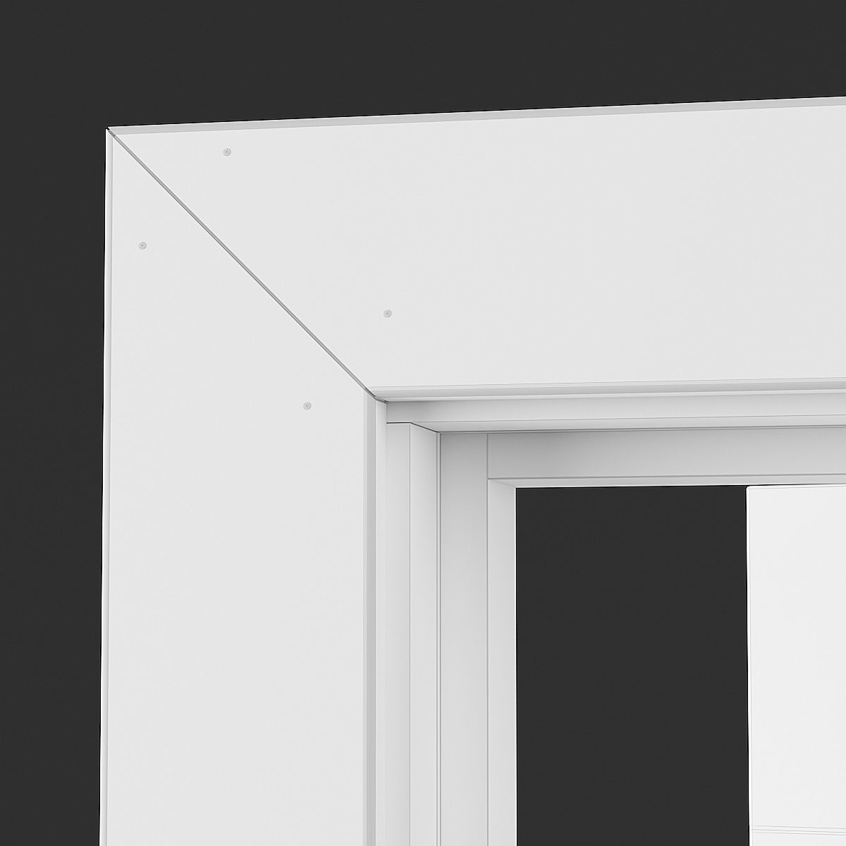 Interior door 02 3D model_5