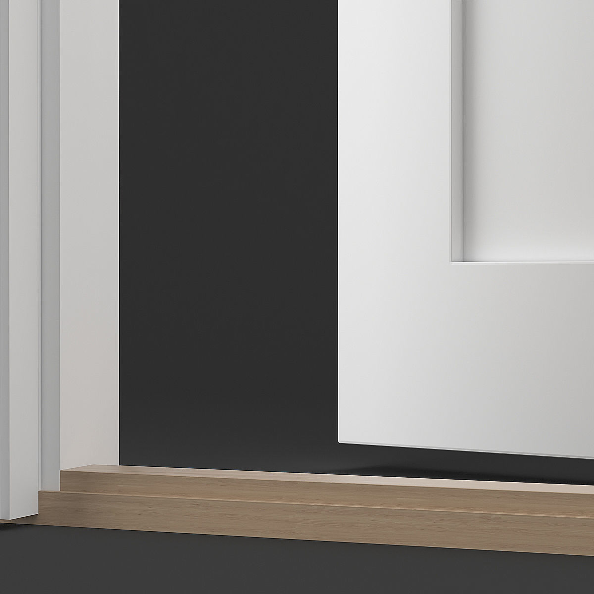 Interior door 02 3D model_3