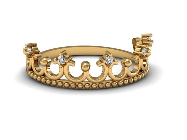 Ring crown  3D print model_2