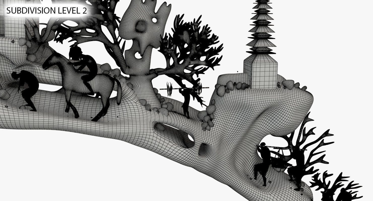 Elephant Tusk Ivory 3D model_13