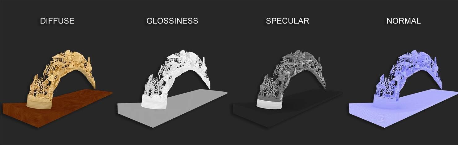 Elephant Tusk Ivory 3D model_16