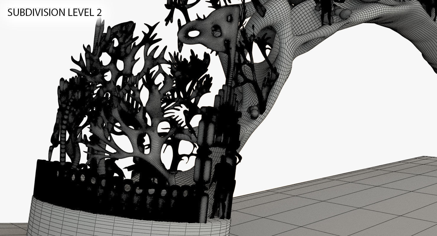 Elephant Tusk Ivory 3D model_11