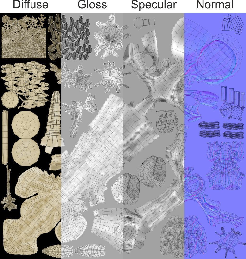 Elephant Tusk Ivory 3D model_17