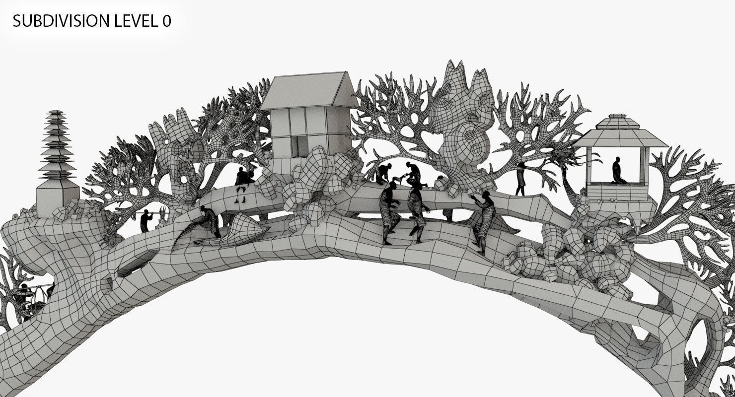 Elephant Tusk Ivory 3D model_14