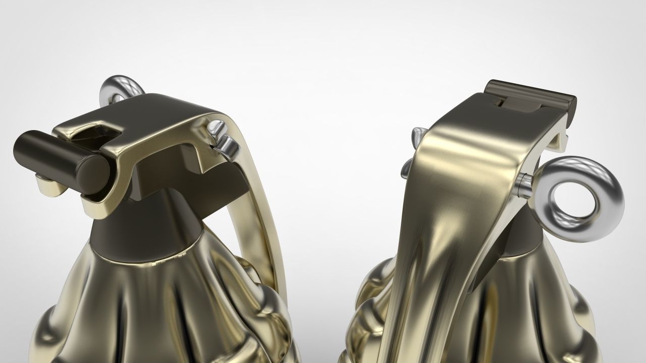 Grenade 3d print model weapon model for print stl 3dm file 3D print model_4