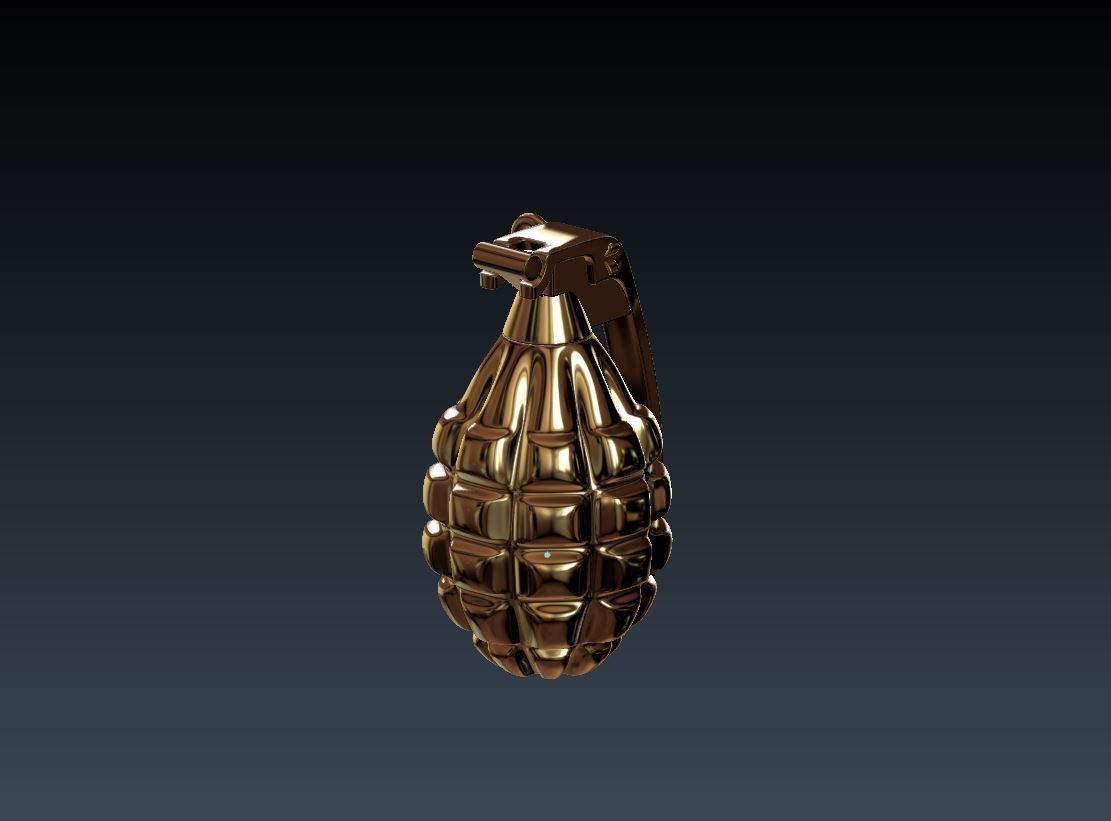 Grenade 3d print model weapon model for print stl 3dm file 3D print model_11