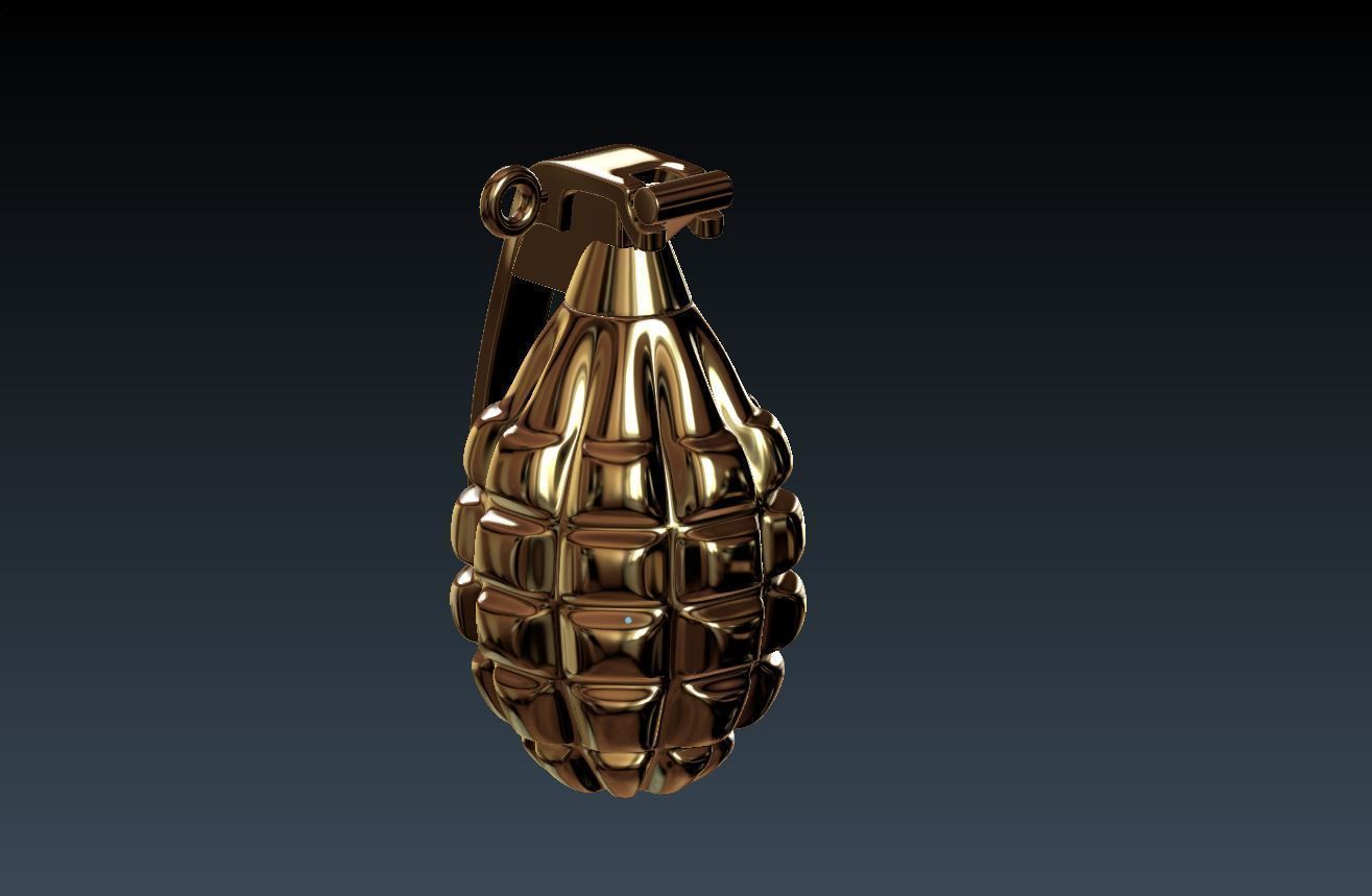 Grenade 3d print model weapon model for print stl 3dm file 3D print model_10