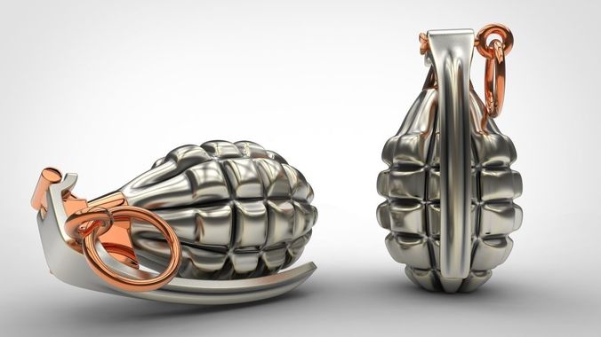 Grenade 3d print model weapon model for print stl 3dm file 3D print model