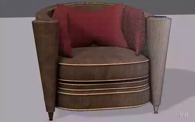Armchair High Polygon 