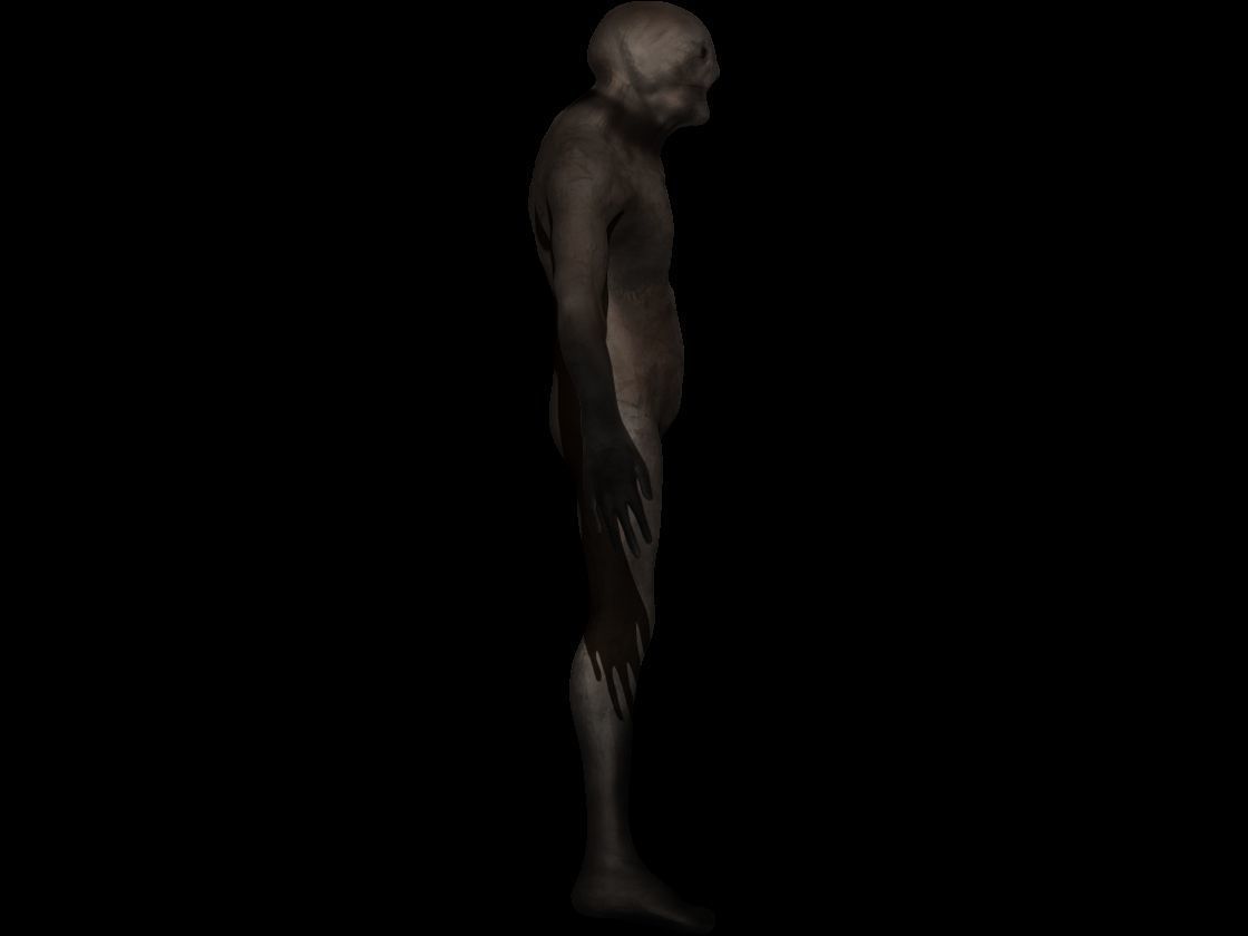 Romper - Silent Hill 1 Monsters Remastered  - PS1 Low-poly 3D model_4