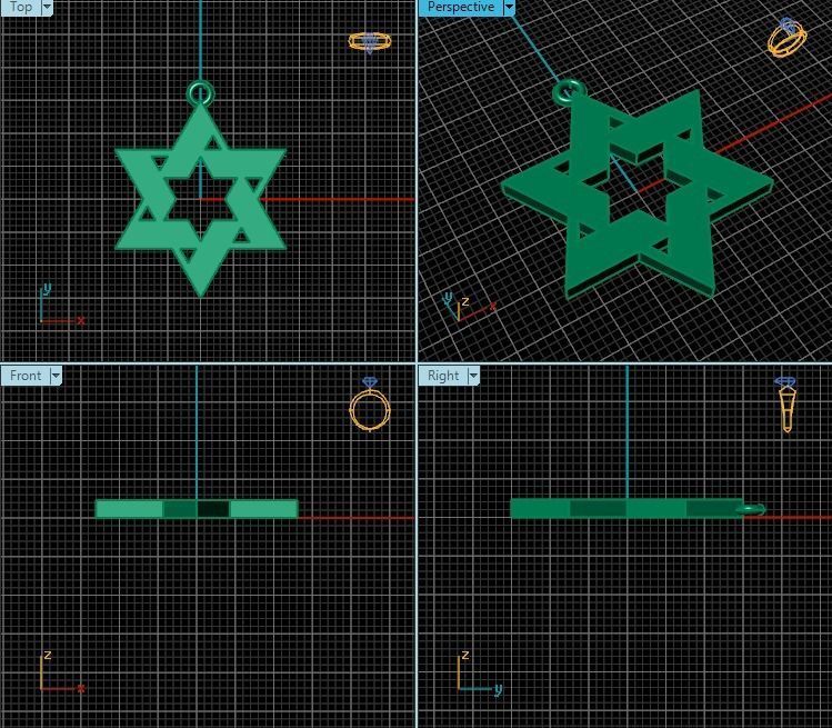 Pendant T01003 3D print model_2