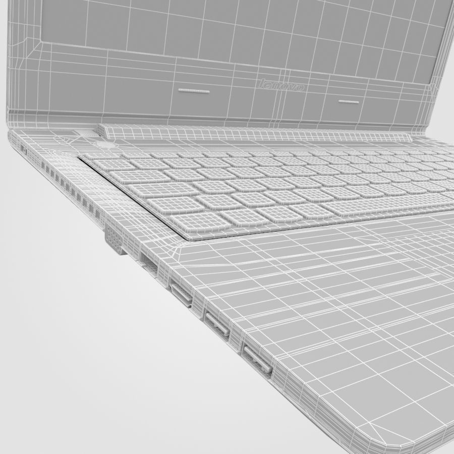 Lenovo laptop 3D model_6